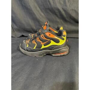 RARE 2017 Nike Air Max Plus Total Orange/Black/Volt Youth Running Shoes! Size 9C